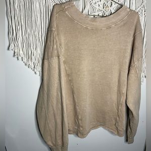 Bucket list cross back sweatshirt